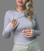 کراپ آستین‌ بلند مجلسی