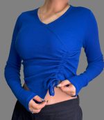 کراپ آستین بلند دخترانه اسپرت و شیک گتر کد 1078