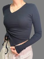 کراپ آستین بلند دخترانه اسپرت و شیک گتر کد 1078