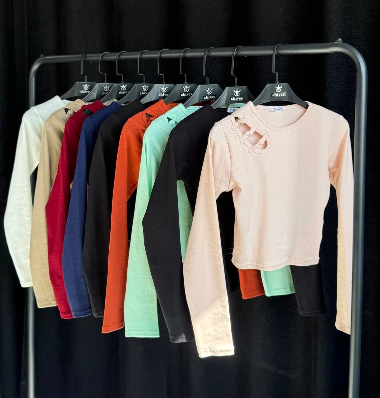 کراپ آستین بلند دخترانه شونه پاپیون شیک کراپ آستین بلند دخترانه شونه پاپیون شیک